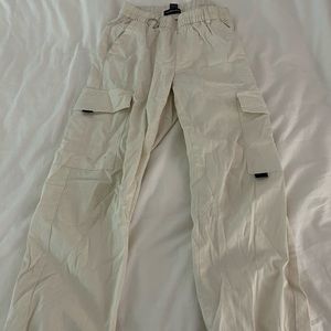 Beige cargo pants